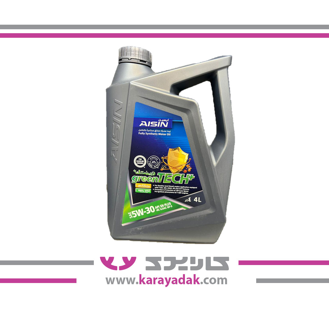 روغن 5w30 آیسین 4لیتری SN