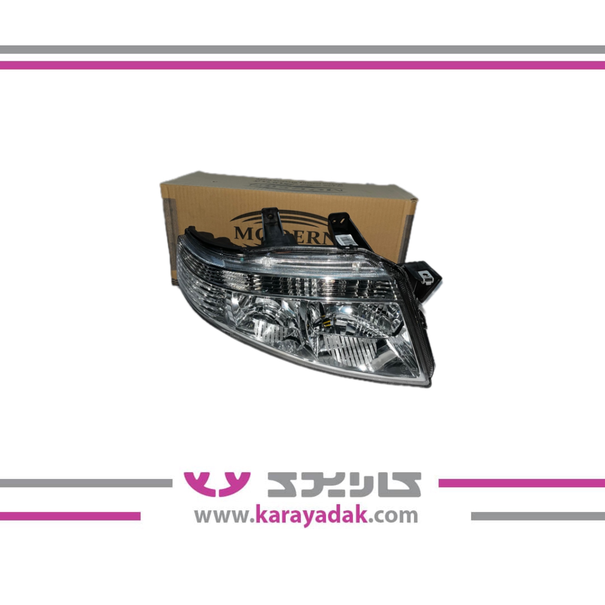 چراغ جلو  راست سمند سورن مدرن 