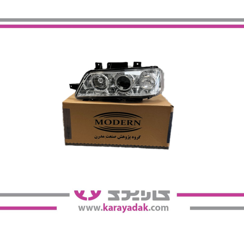 چراغ جلو پژو 405  SLX چپ مدرن 