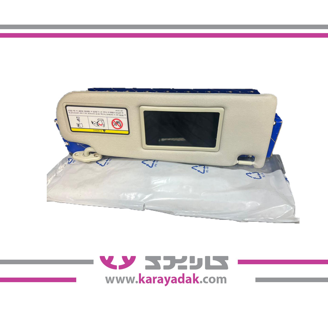 آفتابگیر چپ با آینه H30 CROSS خاکستری