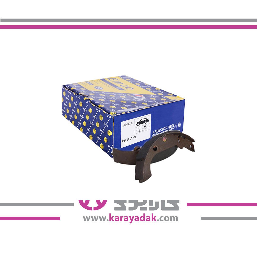لنت و کفشک عقب پژو 405 ( کارتن 6 دستی ) IREMCO