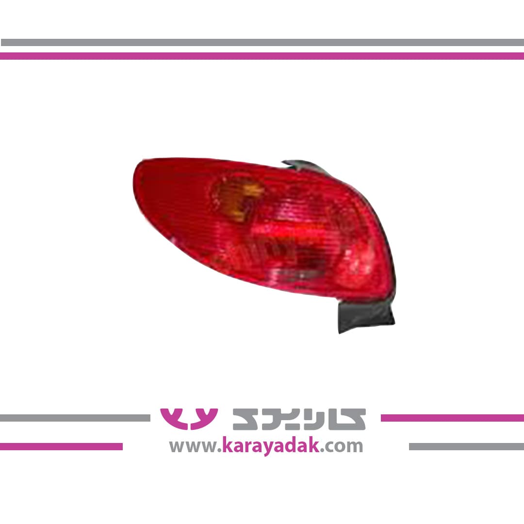 چراغ خطر  عقب راست 206 هاچ بک جدید راست  جمع ساز