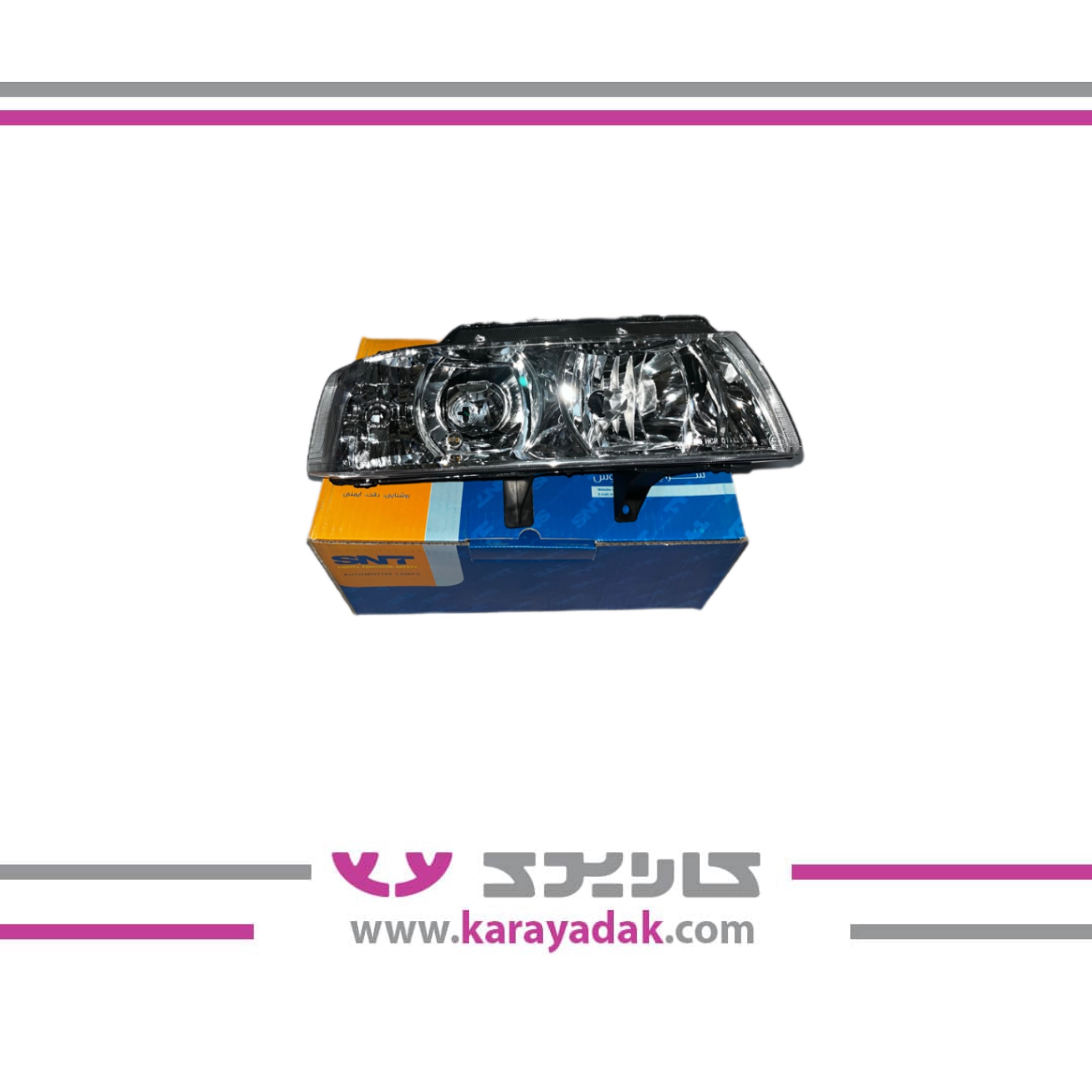 چراغ جلو راست سمند SNT